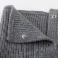 Miniatyrbillede 2 af 5: Efterår og vinter: nyt ensfarvet uldtørklæde, varmt, elastisk og strækbart, til mænd og kvinder.