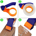 Miniatyrbillede 3 af 5: 3-delt Tape Cutter 4-5 Universal Forseglingsmaskine Tapeholder