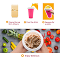 Pikkukuva 5 / 7: Jäädytetyt Tiktok Trendi Tuotteet Cool Gadgets, Cool Stuff Slushy Maker Cup Nopea Jäähdytys Tee Pirtelö smoothie (punainen)