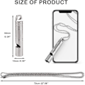 Miniatyrbild 6 av 6: Titanium utomhus nöd visselpipa, EDC loud whistle halsband fo