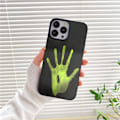 Miniatyrbild 1 av 7: Färgskiftande iPhone-fodral - Kreativt fodral med temperatursensor värmesensor Stötsäkert fodral, svart till grönt
