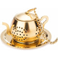 Miniatyrbillede 1 af 5: Te-infusionskande - Rustfrit stål infusionsenhed (Guld)