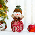 Miniatyrbillede 3 af 4: 3 stk. Juleæblepose Gavepose Håndtaske til Voksne, Børn og Børn