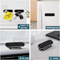 Miniatyrbillede 5 af 5: 2 stk. Magnetisk Biltelefonholder, Super Magnet 360° Justerbar Mobiltelefonholder, Skridsikker Smartphoneholder til Universal Bil (Sort & Sølv)