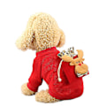 Miniatyrbillede 3 af 4: Kæledyrstøj Julehundetøj Kat Efterår og Vinter Varm Fleece Sweater Elg (L)