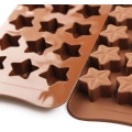 Miniatyrbillede 2 af 5: 15 Hulrum Stjerneformet Chokoladeform, Non-stick Fødevaregodkendt Silikoneform Sæt til Slik Jelly, Isterninger