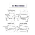 Miniatyrbild 3 av 5: Stretch-sofföverdrag Printed cover Sofföverdrag för 2-kuddssoffor Elastiskt universal möbelskydd