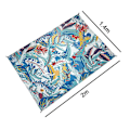 Miniatyrbild 3 av 6: Printed strandfilt Anti-sand-extra stor matta för utomhuspicknick (1,4x2 m)