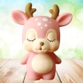 Miniatyrbild 2 av 5: Rådjur Spargris Barn Pengar Spargris Spargris Box Desktop Ornament (rosa)