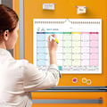 Miniatyrbild 6 av 6: Väggkalender 2024, januari 2024-decomber 2024, 10" x 13", markerade helgdagar, planeringskalender, tjockt papper