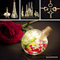 Miniatyrbild 3 av 6: 8-pack med flasklampor, 1m 10 led-korkljus för vinflaskor, koppartråd Fairy String Lighting