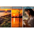 Miniatyrbilde 6 av 7: Sunrise Vekkerklokke med Lys for Barn, Tungsovere, Soverom, med Sunrise Simulering, Søvnhjelp, Doble Alarmer, FM Radio, Snooze, Nattlys, Dagslys