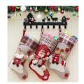 Miniatyrbillede 1 af 5: 3 STK Klassiske Julestrømper Store Strømper Julemand, Snemand, Rensdyr Julekarakter til Familie Julefrokost Dekorationer