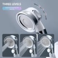 Miniatyrbild 2 av 6: Trestegs universal trycksatt vit dusch dusch dusch dusch högtryck dusch tryck en nyckel stopp vatten handdusch dusch dusch dusch
