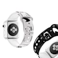 Miniatyrbild 1 av 6: 2 förpackningar Diameter 38 mm Gäller Apple Watch6-rem Apple Watch 6/5 Generation AJ Personality Tide Brand Printing 6SE iwatch1/2 (vit, svart, 110 mm+