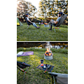 Miniatyrbild 4 av 7: Bärbar Ultralätt förvaring Utomhus campingbord Aluminiumlegering Vikbar turistdisk för picknick