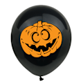 Miniatyrbilde 3 av 5: 40 stk Halloween Ballongdekorasjonssett Svart Ballong Hexe Skallehode Edderkopp Spøkelse Ansikt Latex Ballong Festdekorasjon