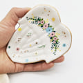 Miniatyrbillede 2 af 6: Smykkeskål, Unik Palm Ring Skål - Gaver til Mor på Mors Dag Fødselsdag Jul Thanksgiving fra Datter, Bryllups Trinket Skål Smykkebakke,