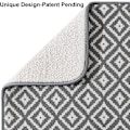 Pikkukuva 3 / 6: Tiskikuivausmatto keittiöön, 2 kpl, Erittäin imukykyiset mikrokuituiset astiankuivausmatot, 48,8 x 40,1 cm (Ruutu)