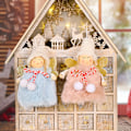Miniatyrbild 5 av 5: 1 ST Julgran DIY hängande prydnader Väggdekor för barn Present + LED-ljus, snöflinga
