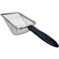 Miniatyrbild 4 av 6: Reptilsandsubstrat i rostfritt stål Skopa Spade Sifter Mesh metall Reptilsandrengöringsmedel Scooper för sandsängar