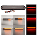 Miniatyrbillede 3 af 5: 2 stk. 3 i 1 Neon LED Trailer Lastbil Bremselys Stoplys Blinklys 12-24V