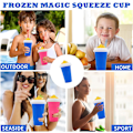 Pikkukuva 4 / 7: Jäädytetyt Tiktok Trendi Tuotteet Cool Gadgets, Cool Stuff Slushy Maker Cup Nopea Jäähdytys Tee Pirtelö smoothie (punainen)