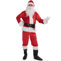 Miniatyrbillede 5 af 5: Klassisk Julekostume 10 Dele Deluxe Mursten og Sten Julemandskostume, One Size