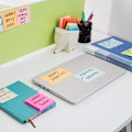 Miniatyrbillede 4 af 6: Notes Sticky Notes i 6 klare farver, 76 X 76 mm 100 ark/blok (Blå)
