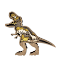 Miniatyrbillede 1 af 4: Skovdyr Træ Hjemmeindretning Nordamerikansk Multilayer Tyrannosaurus Rex