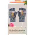 Miniatyrbilde 2 av 6: Unisex USB-oppvarmede hansker Vinter Håndvarmer, Bærbare hansker, Fullt oppvarmede og halvvarme, Oppvarmede strikkede håndvarmere (Bønne)