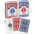 Miniatyrbild 1 av 5: 2Bicycle- Rider Back Standard Index 2 Pack 2 Poker Card Game, Red E Blue, 63 x 88 Mmm