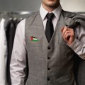 Miniatyrbilde 3 av 6: 2-10 stk Palestina FLAGGA MERKE Rustfritt stål Palestinaflagg Pin Lapel Badge Ryggsekk Ikon علم دولة فلسطين 6Pcs