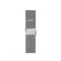 Miniatyrbilde 2 av 6: Mesh-klokkereim i rustfritt stål for menn og kvinner, egnet for Apple Watch 7 Milan-reim (Sølv 38/40/41mm)