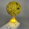Miniatyrbillede 4 af 4: Frugtflue Bolde Flue Bold Fælde Klæbrig insektbold hveps Myggebold Fælde Insektfælde oplyst version 2 pack
