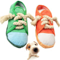 Miniatyrbild 1 av 7: Squeaker Dog Chew Toy, 2 delar Slipper Shape Sound Toy Intera