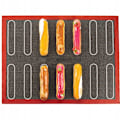 Miniatyrbillede 2 af 5: Silikonemåtte til brød eclairs kager NetPrice.co.uk 30 x 40cm