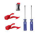 Miniatyrbilde 1 av 3: Trigger Switch Knapp Erstatning for V10V11 Sv12 Sv14 Støvsuger Rød switchButton Deler Kit set 3