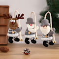Miniatyrbild 1 av 4: 3 julgransprydnader med klockor Old Man Snowman Älgdocka 20,5*10,5 cm