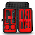 Miniatyrbild 3 av 5: Manikyr Set Nagelklippare Kit Herr Grooming Kit 7 i 1 Professionell personlig set med lyxigt case Presenter för män Man Pojkvän