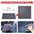 Miniatyrbillede 3 af 5: 12 stk. Bilrengøringssæt, Professionelt Mikrofiber Bilvask Rengøringssæt, Hjul- og Fælg børste, Rengøringsklude Vaskehandsker, Svamp