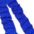 Miniatyrbild 5 av 5: Sexiga strumpbyxor med hög midja Sparkle Rhinestone Fishnets Party Rhinestone Mesh Strumpor(Blå)