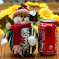 Miniatyrbild 3 av 5: 3 Julsnögubbe Juldekoration Tillbehör Julmaterial Jul Snögubbe Jultillbehör 18*13cm