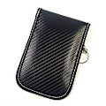 Miniatyrbild 3 av 5: Plånbok i äkta läder Case Nyckelring Väska Zip Pouch Väska (Signalblockerande case)