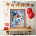 Miniatyrbillede 3 af 8: Diamond Art Farverig Ræv DIY Voksen og Børn 5D Diamantmaleri Kit Fuld Drill Kunsthåndværk Kit Digital Primær Boligindretning 30x40 cm