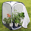 Miniatyrbild 3 av 5: 24" Stor Monark Butterfly Habitat, gigantisk mesh insektsnätbur Terrarium Pop-up 15,7 x 15,7 x 24 tum