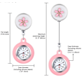 Miniatyrbild 5 av 6: 4-delad watch fickur watch watch studentexamensformuläret är infällbart (rosa)