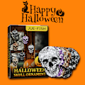 Miniatyrbillede 2 af 6: Halloween Grim Hætte Kappe Cosplay Kostumer Hætte Poncho B