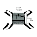 Miniatyrbild 2 av 5: Slitstark rullstolspåse Armstödstillbehör Korg Handsfree förvaringspåsar med vattentät mugghållare för rollator