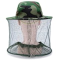 Miniatyrbillede 3 af 6: Havebiavlshat med camouflage-net til myggenet udendørs myggehat